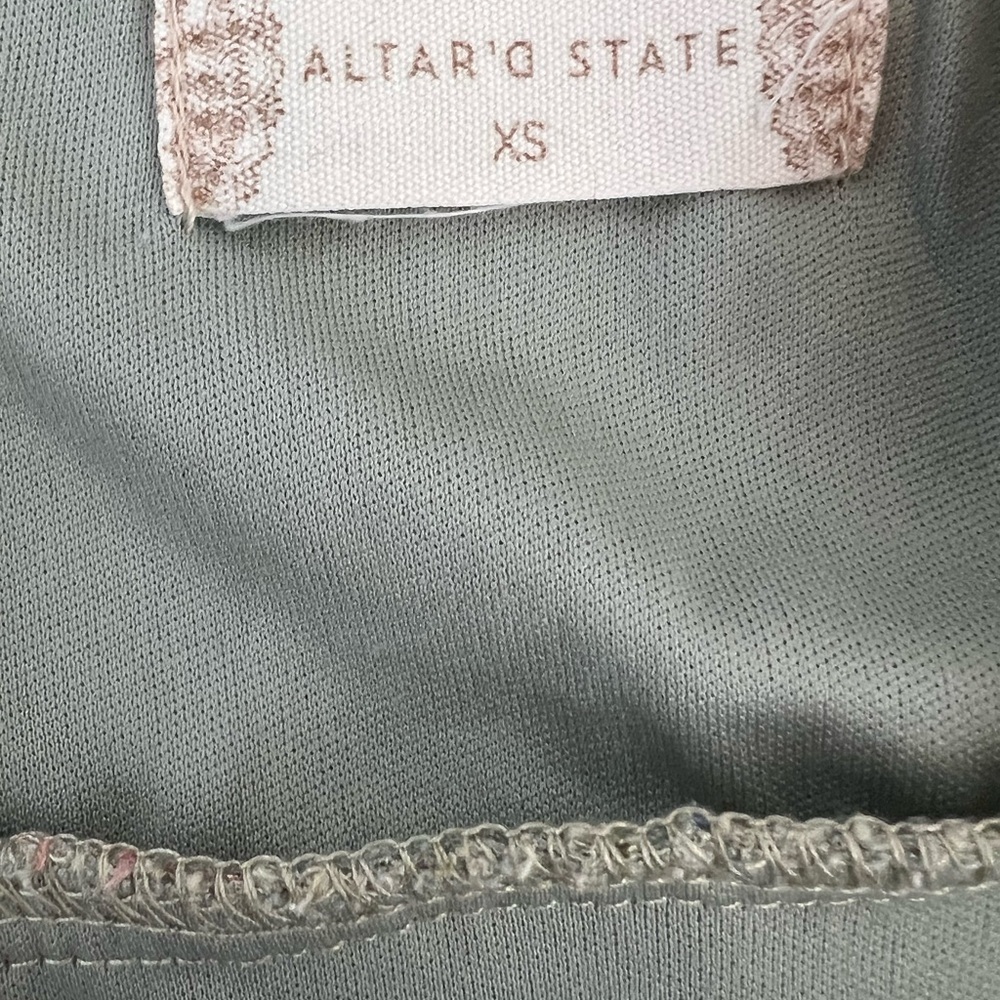 Altar'd State Floral Ruffle Mini Skirt - Picture 3 of 6